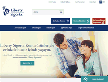 Tablet Screenshot of libertysigorta.com.tr